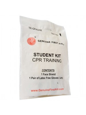 STudent CPR Kit with Mouth Barrier Mask and Instructions