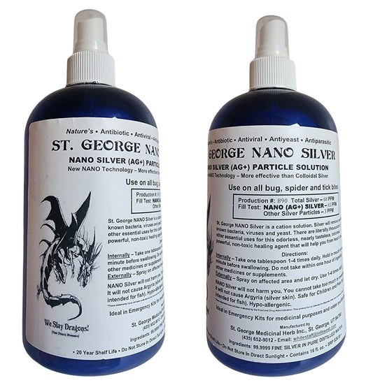 St George Nano Silver (Ag+) Particle Solution 16oz