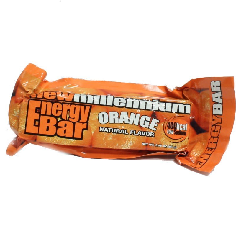 New Millennium Energy Bar Orange 400 Calories - BeReadyFoods.com