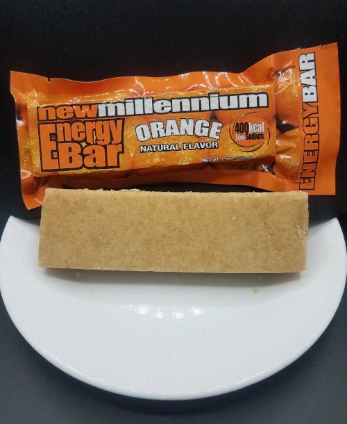 New Millennium Energy Bar Orange 400 Calories - BeReadyFoods.com